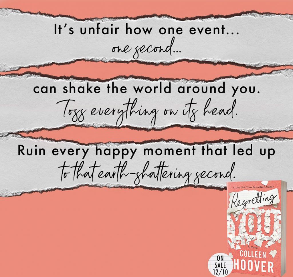 Regretting You by Colleen Hoover